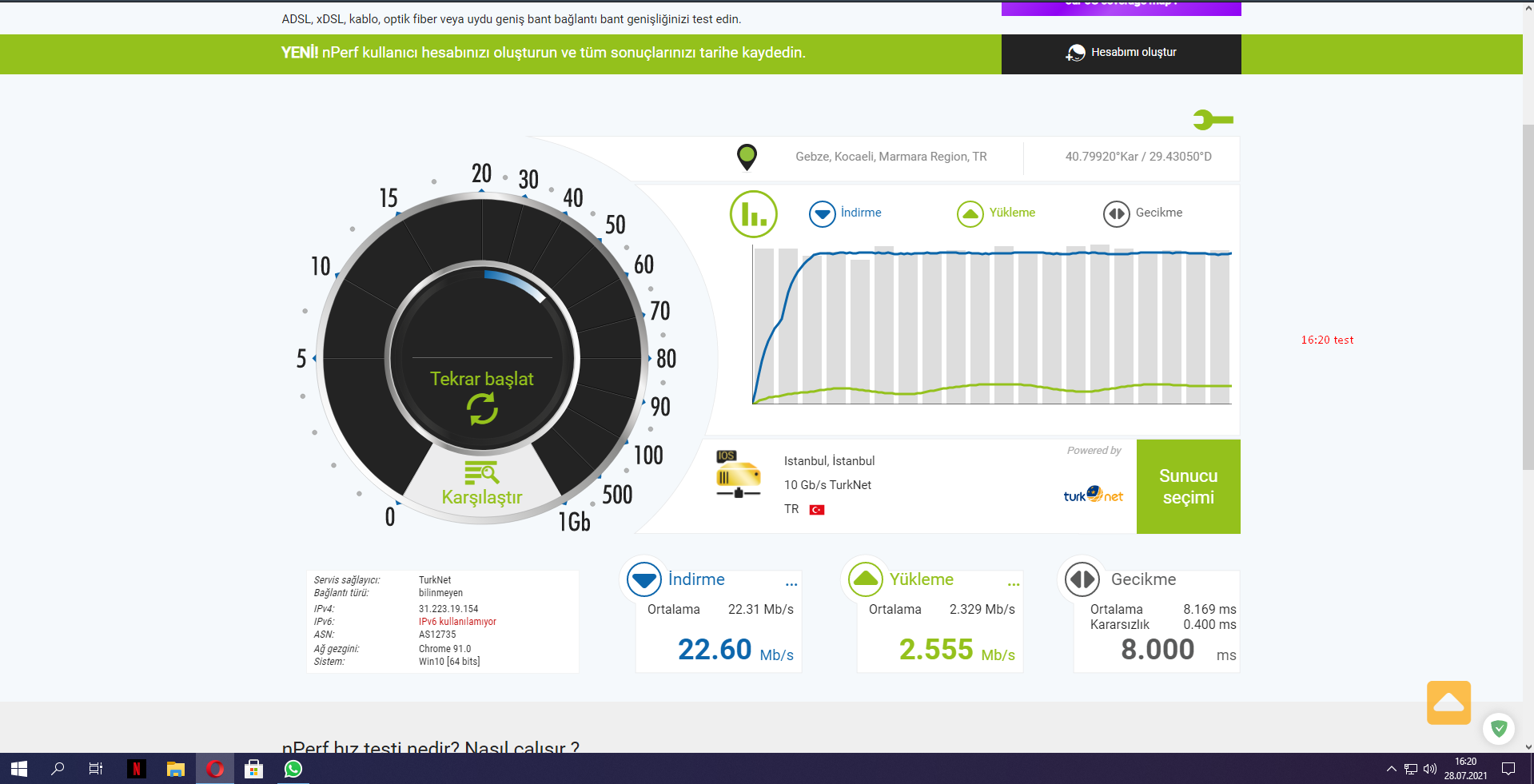 İnternet Hız Testi Neden Önemlidir