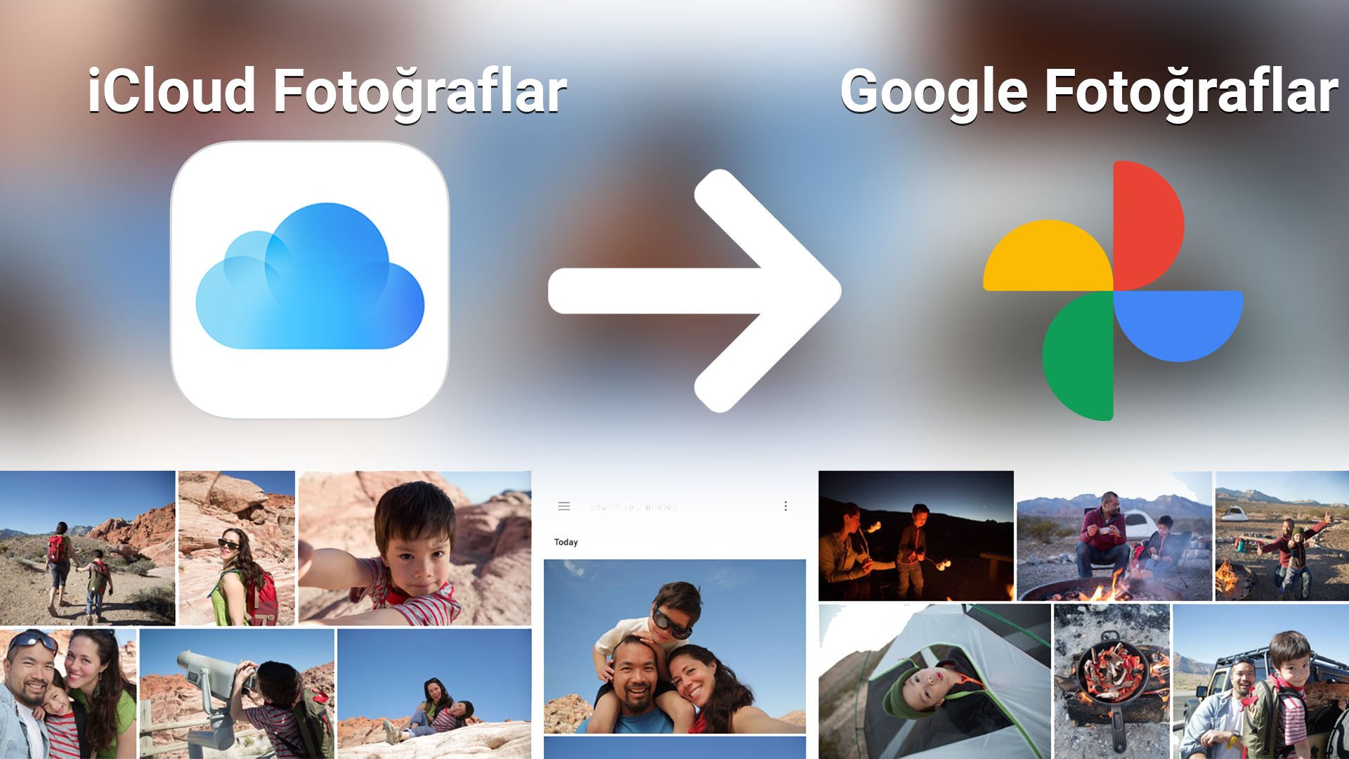 icloud’daki fotoğrafları google fotoğraflar’a aktarma