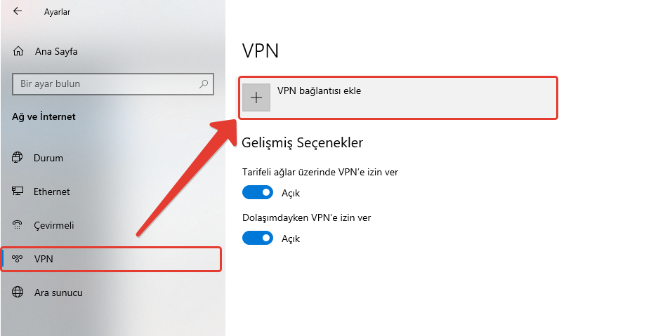 win10 vpn kurulumu 1